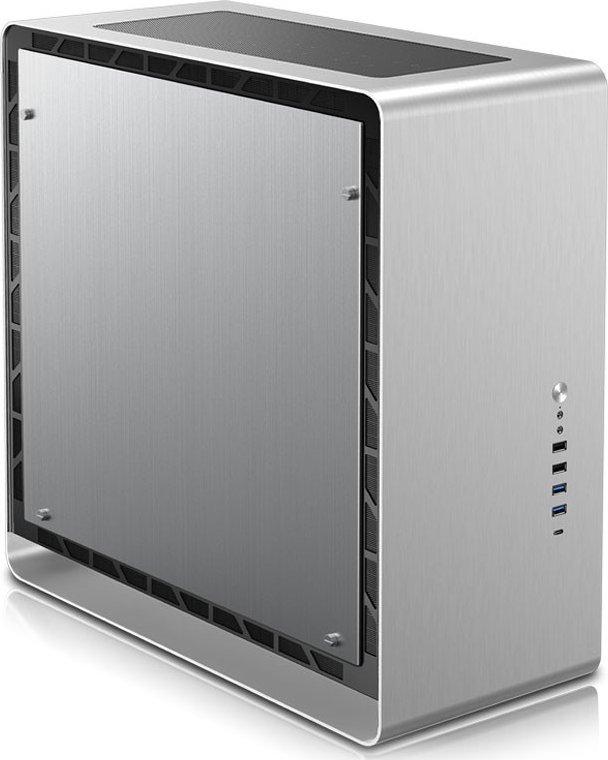 Куќиште за компјутер Jonsbo UMX6S, сребрена, Full Tower
