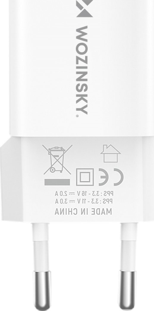 Karikues rrjeti Wozinsky WWCEAC, GaN 33W, USB A USB C, i bardhë