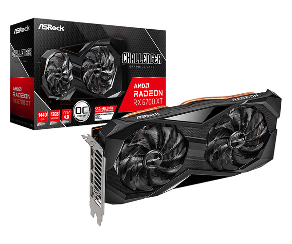 Kartelë grafike Asrock Challenger AMD Radeon RX 6700 XT D 12GB OC, 12GB GDDR6