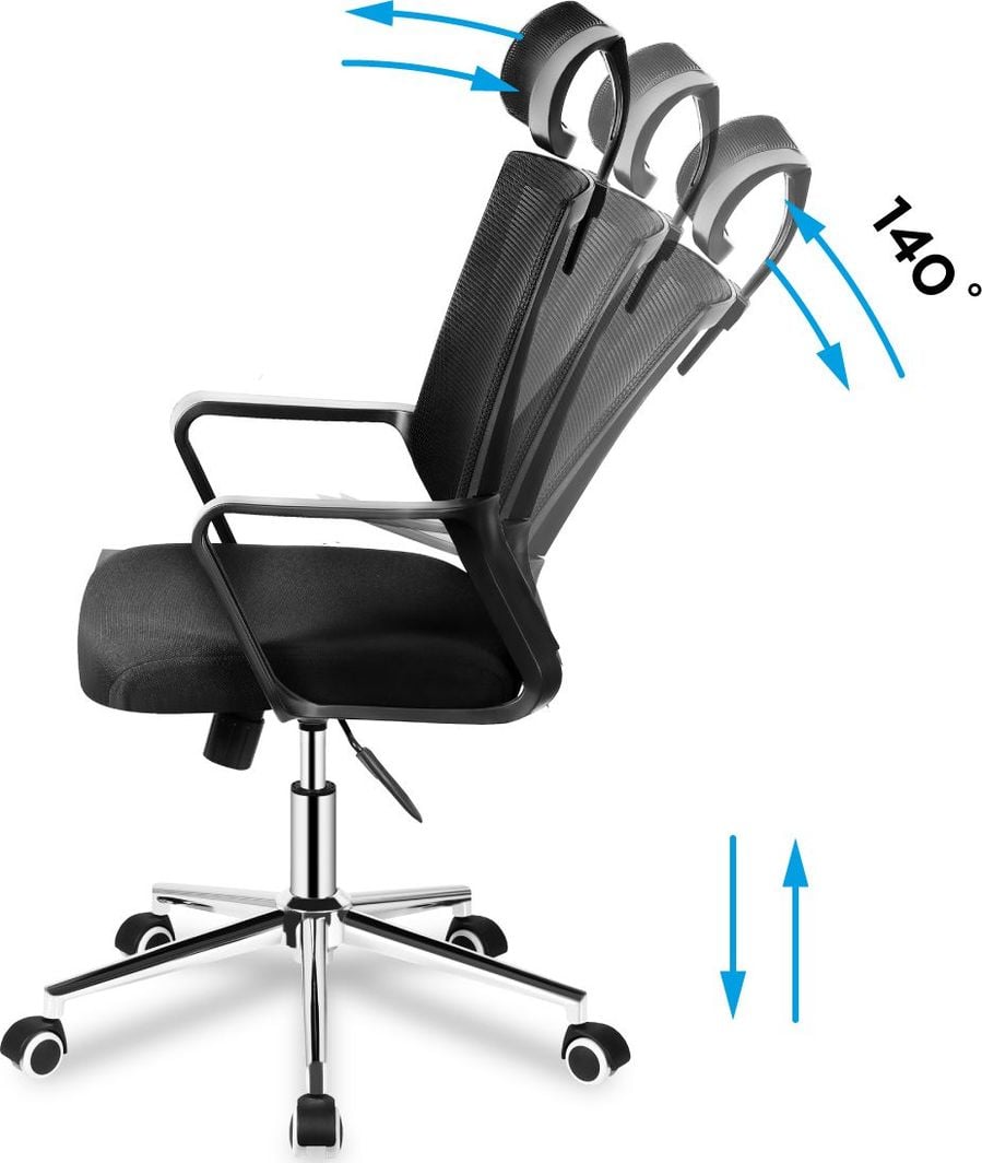 Karrige zyre Huzaro Manager 2.1, e zezë