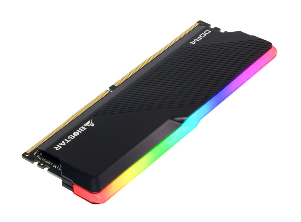 Memorie RAM Biostar Gaming X RGB, 8GB, DDR4, 3200 MHz, e zezë