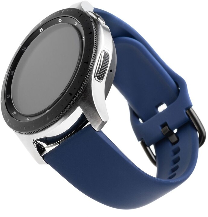 Rrip silikoni FIXED për orë smart, 20mm, i kaltër