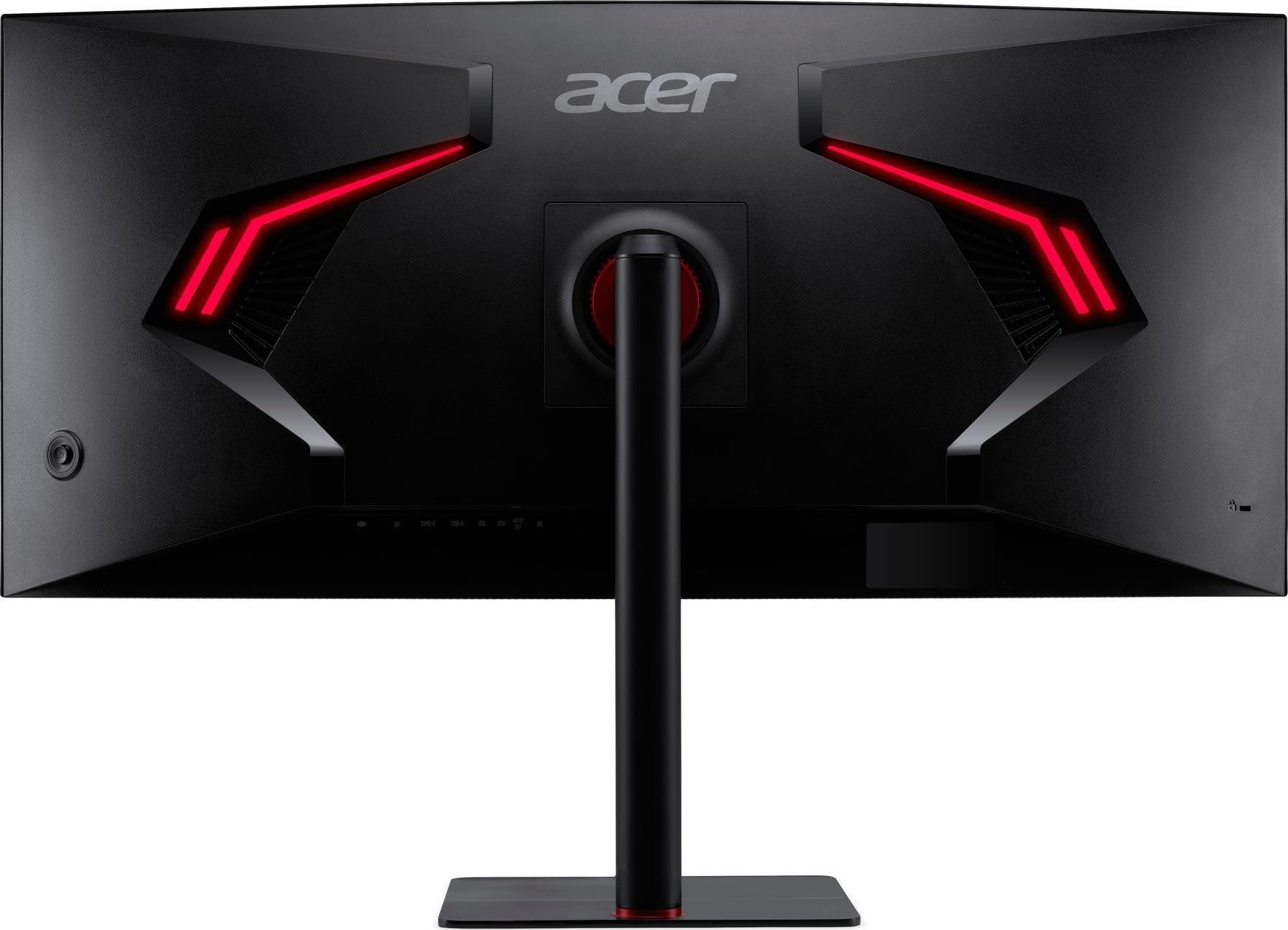 Monitor gaming i lakuar Acer Nitro XV345CUR, 34", UWQHD 3440x1440, 180 Hz, i zi