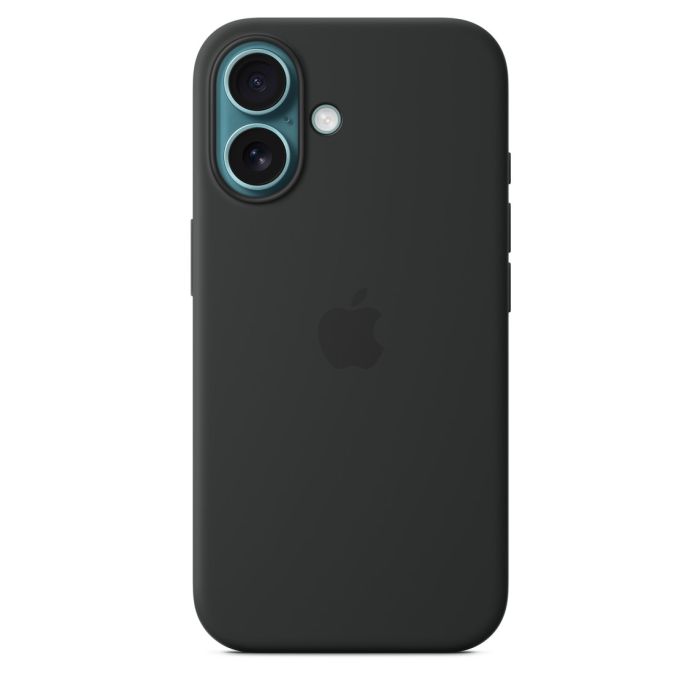 Apple iPhone 16 Silicone Case with MagSafe, Black 3