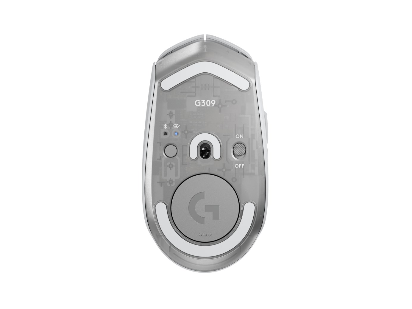 Maus Logitech G LIGHTSPEED G309, 25600 DPI, i bardhë
