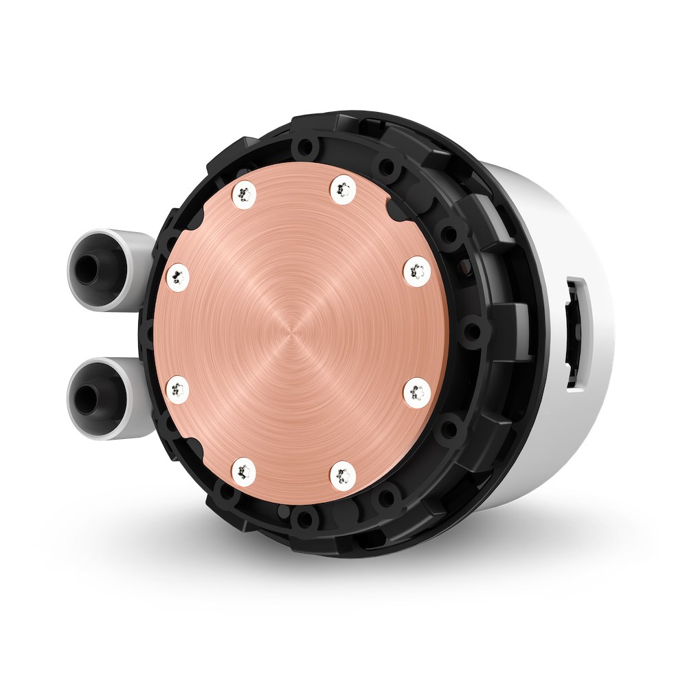 Ftohës me ujë për CPU NZXT Kraken 280 RGB, 1.54" LCD, 2800 RPM, i bardhë