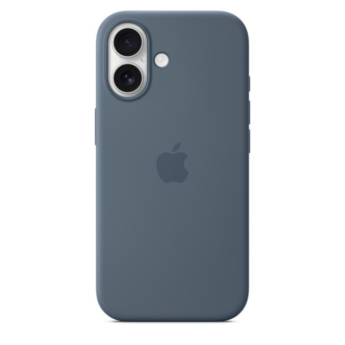 Apple iPhone 17 Silicone Case with MagSafe, Anchor Blue