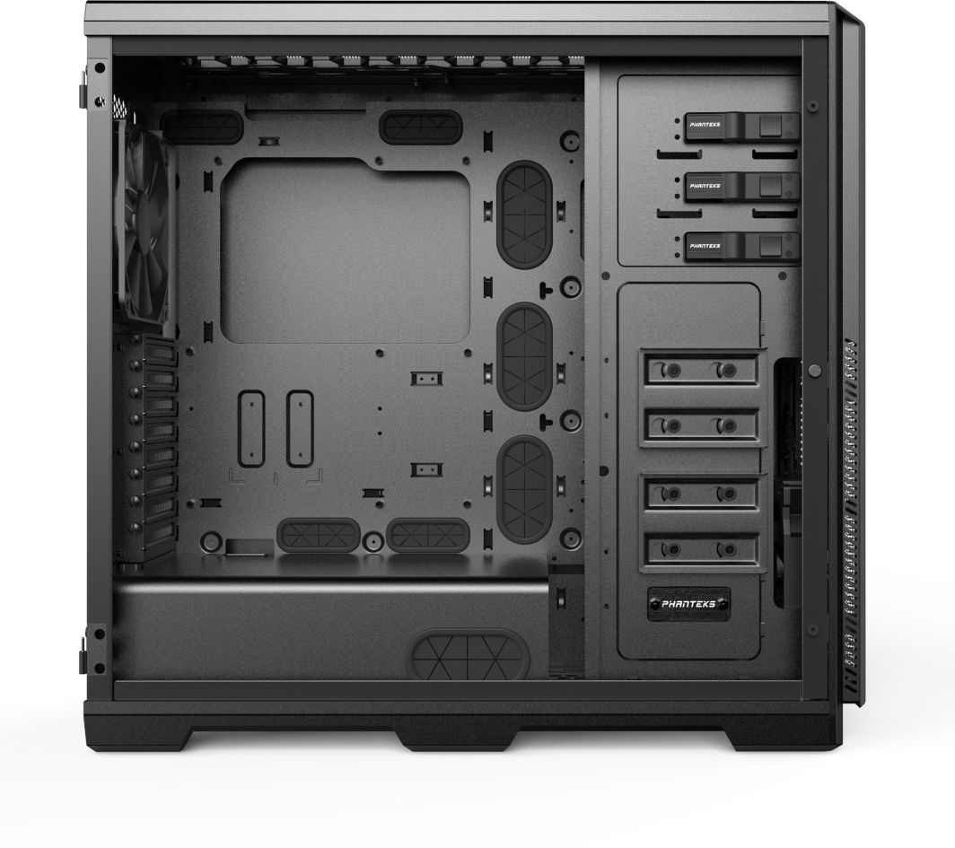Kasë Phanteks Enthoo Pro Tempered Glass, e zezë, Midi Tower