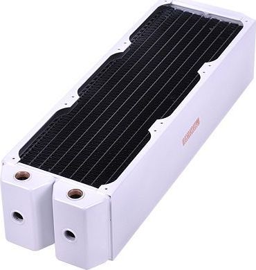 Radiator për ftohje uji Alphacool NexXxos Monsta 360, 3x120mm, 6 porta G1/4", i bardhë