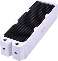 Radiator për ftohje uji Alphacool NexXxos Monsta 360, 3x120mm, 6 porta G1/4", i bardhë