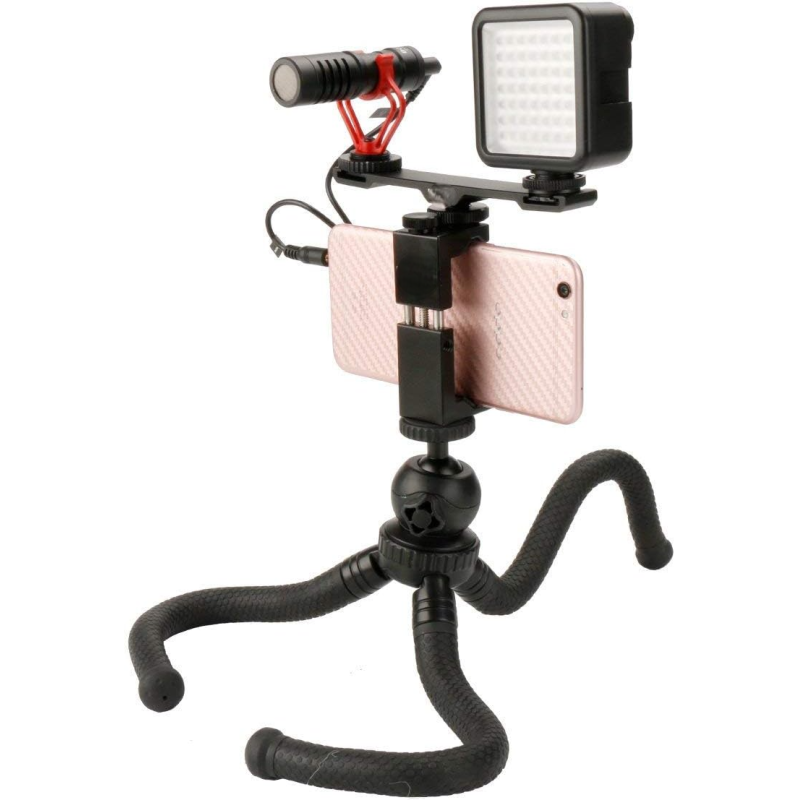 Cold Shoe Extension Bracket With 1/4" Thread Holes