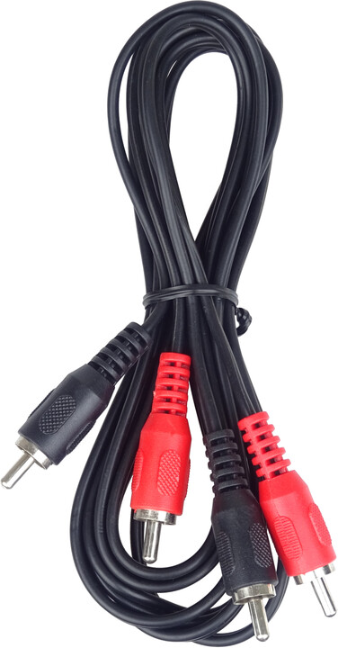 Kabllo audip PremiumCord për TV, 2x RCA, 2 m