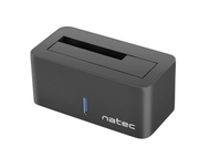 Docking station për disk SATA Natec Kangaroo NSD-0954, 2.5"/3.5", USB 3.2 Gen 1, i zi