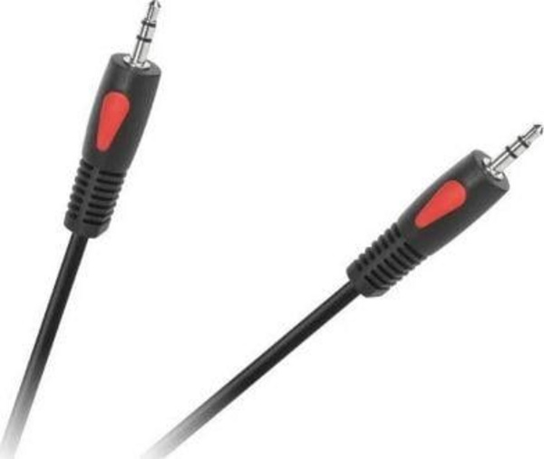 Kabllo audio Campari Jack 3.5mm në Jack 3.5mm, 1.8m, e zezë