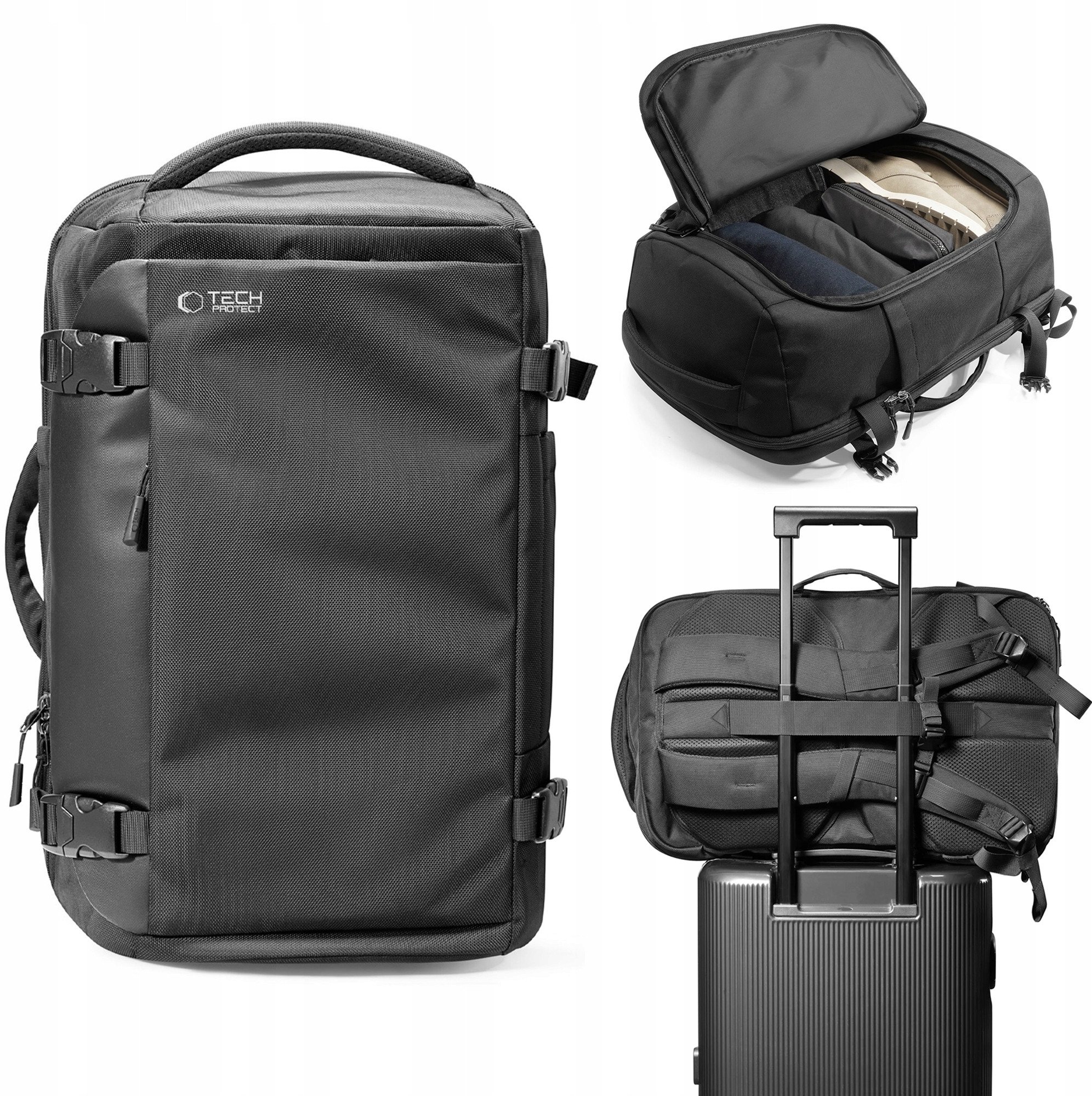 Çantë shpine Tech-Protect, 20L, e zezë