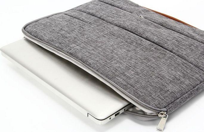 Çantë për laptop Umax, 12", e hirtë