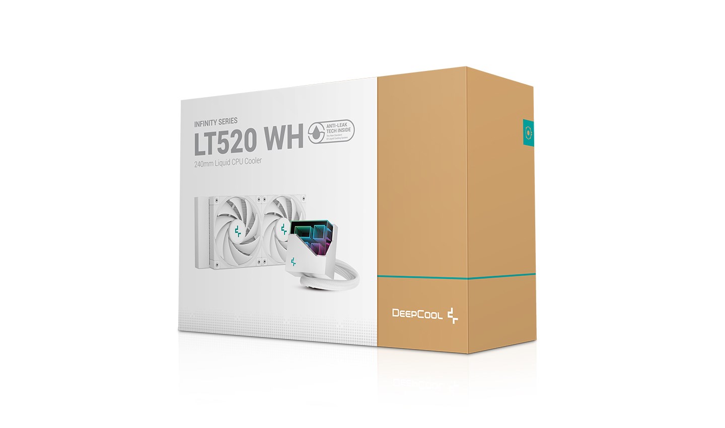 Ftohës CPU Deepcool LT520 WH, 240mm, i bardhë