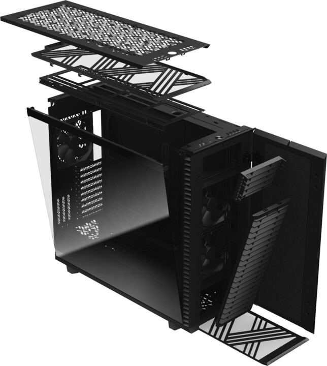 Kasë Fractal Design Define 7 XL, e zezë