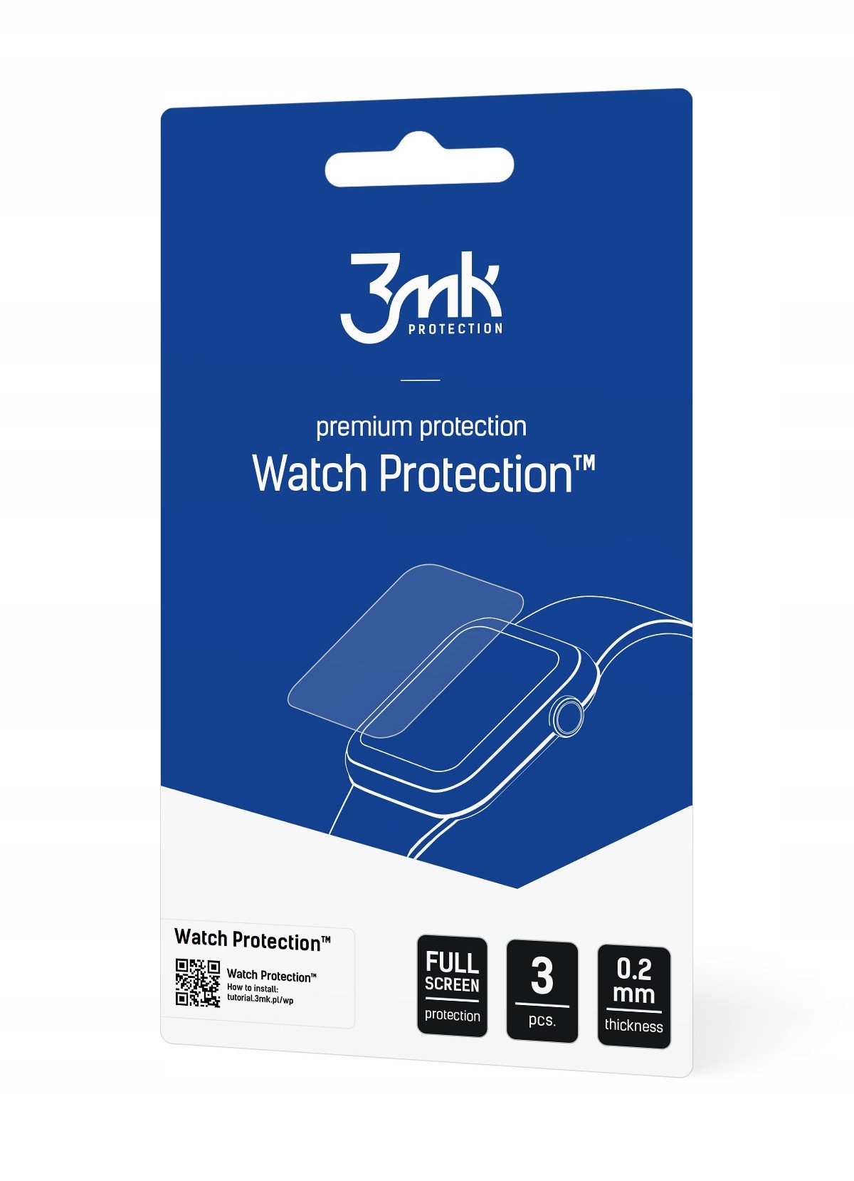 Film mbrojtës ekrani 3mk Arc, për Realme Watch S2, transparent