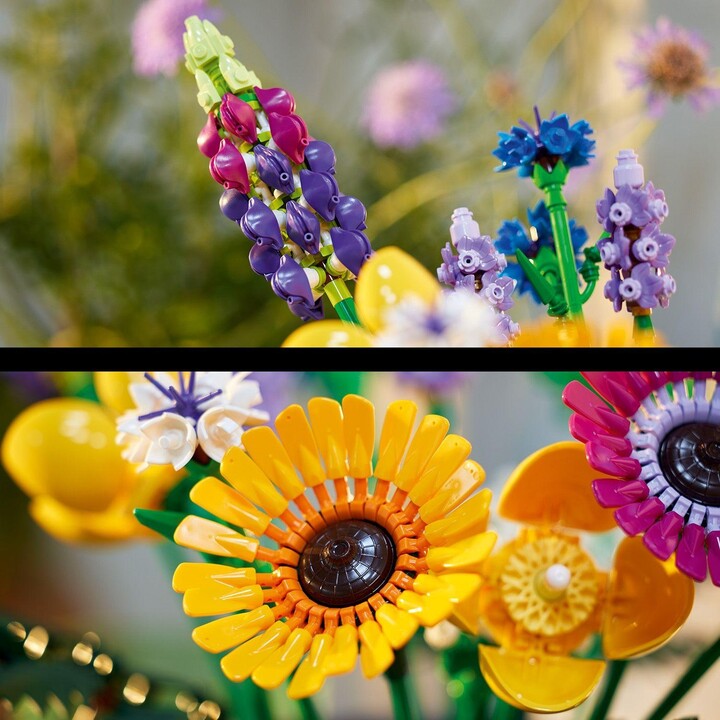 Set LEGO® Icons 10313 Meadow Flower Bouquet, 939 pjesë