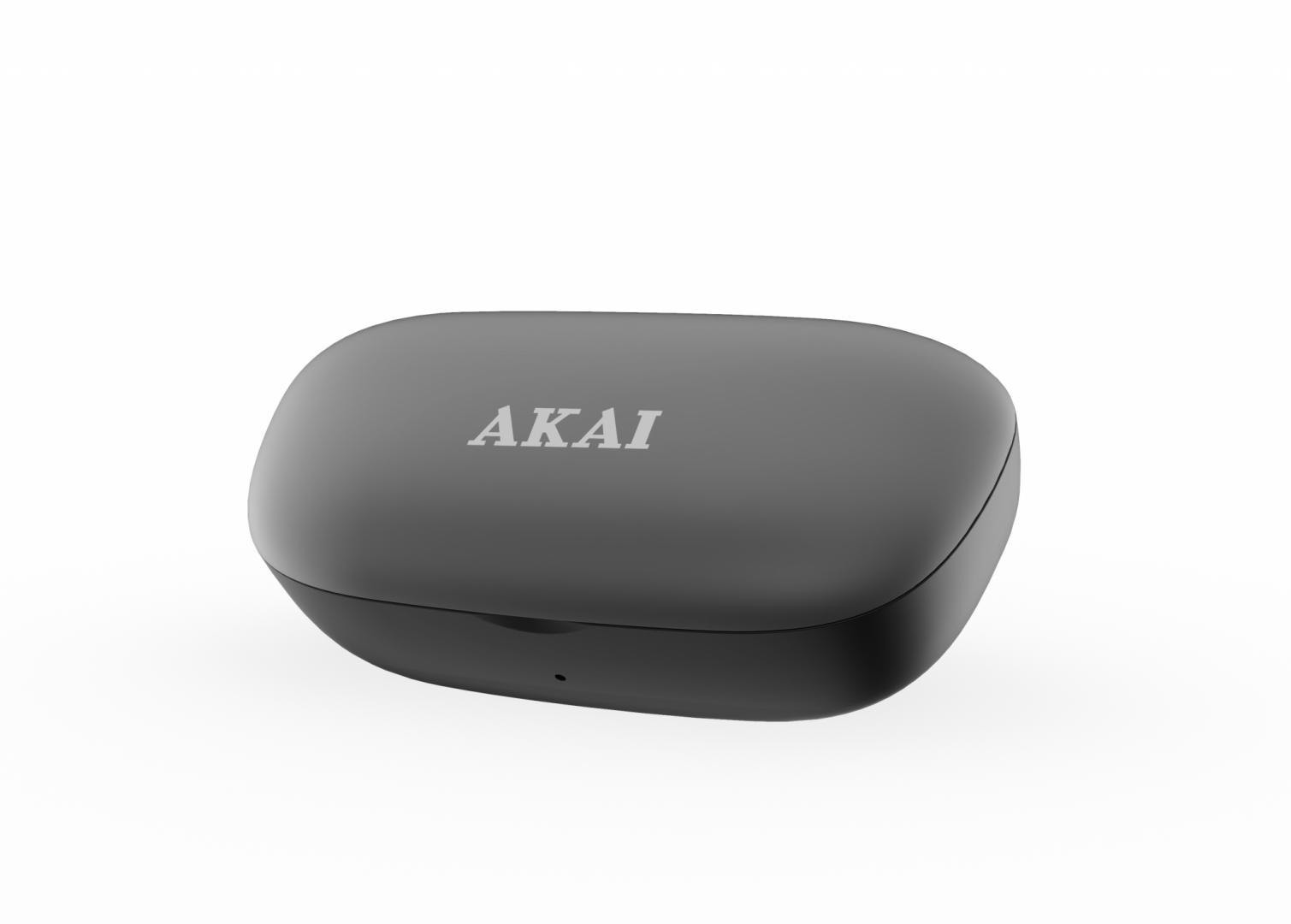 Kufje pa tela Akai BTJE-J20ANC, Bluetooth 5.3, me kuti karikimi, të zeza