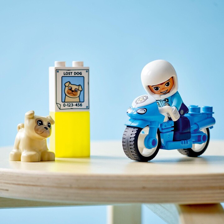 Set LEGO® DUPLO® 10967 Police Motorbike, 5 pjesë