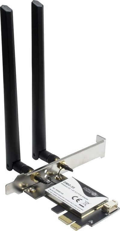 Adapter i brendshëm WiFi Bluetooth Inter-Tech DMG-35, PCI, 3000 Mbit/s