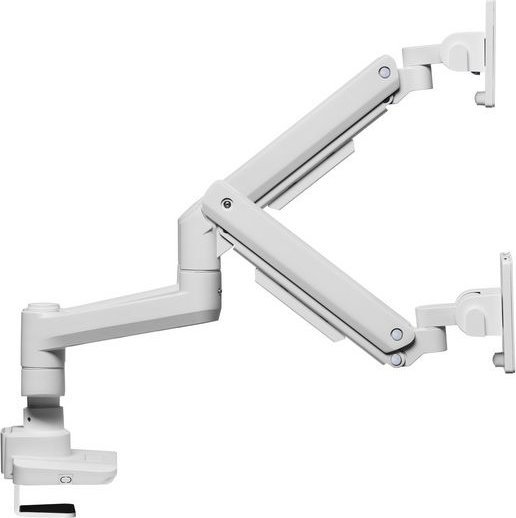 Носач за маса за монитори LevelOne Equip 650183, 17-35", два монитори, бел