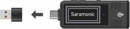 Sistem mikrofoni wireless Saramonic SR-WM2100 U2, dy lavalierë, USB-C, i zi