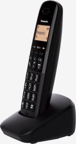 Фиксен телефон Panasonic KX-TGB612, DECT без кабел, сет со 2 слушалки, црн