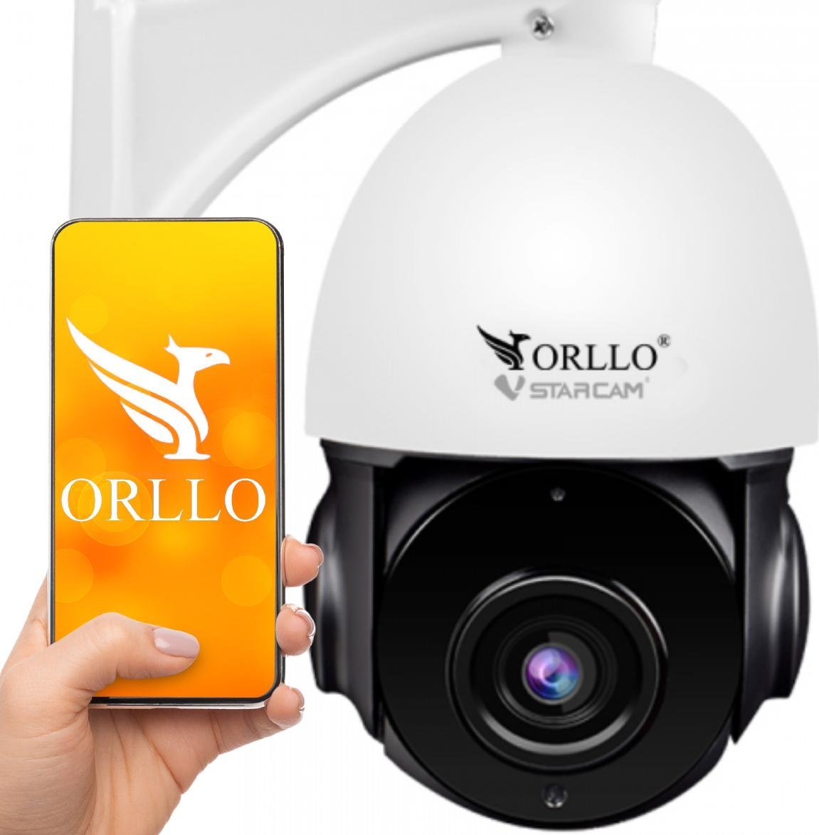 Kamerë e jashtme WiFi Orllo Goodcam Z10, 4Mpx, zmadhim optik 18x, e bardhë