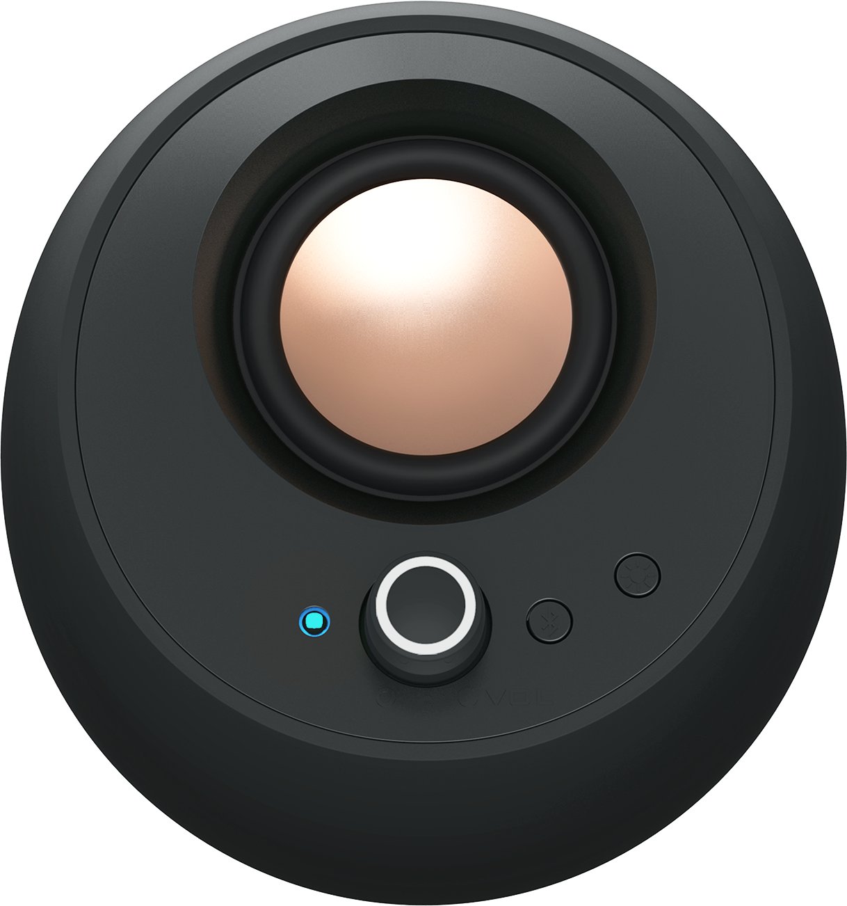 Bokse kompjuterike Creative Pebble Pro, 2.0, RGB, të zeza