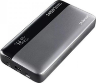 Надворешна батерија Интенсо HE25000, 25000 mAh, сива и црна
