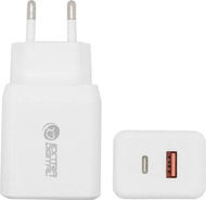 Karikues EXTRA DIGITAL, USB Type C dhe USB Type A, 35W PPS, i bardhë