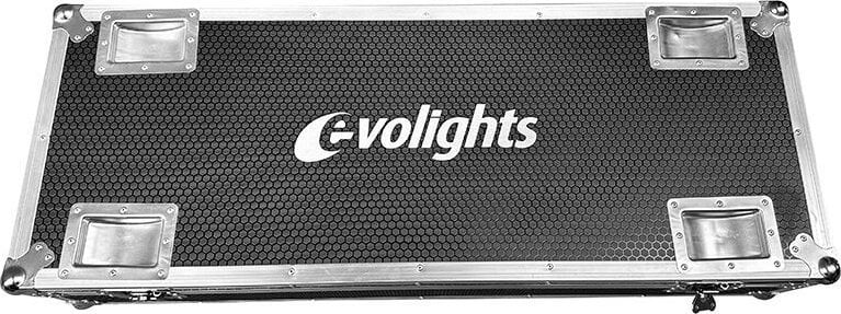 Kuti transporti Evolights Lumen Pix Bar Case 4IN1, për 4 shiritë LED, me rrota, e zezë