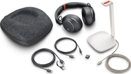 Kufje pa tel HP Poly Voyager Surround 85 UC, Bluetooth, USB C, me stacion karikimi, të zeza