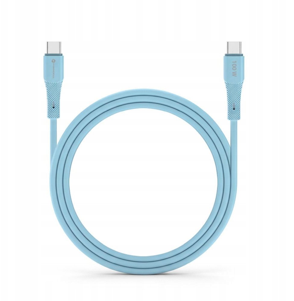 Kabllo USB Forcell F ENERGY C341, USB A në Micro USB, 1 m, 18W, blu