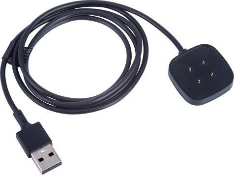 Kabllo karikimi Akyga AK-SW-27 për Fitbit Versa 3 Sense, 1m, USB, e zezë