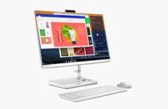 Kompjuter Lenovo PC AIO IdeaCentre 3 24ALC6, 23.8", AMD Ryzen 5 7430, 16GB RAM, 512GB SSD, AMD Radeon Graphic, i bardhë