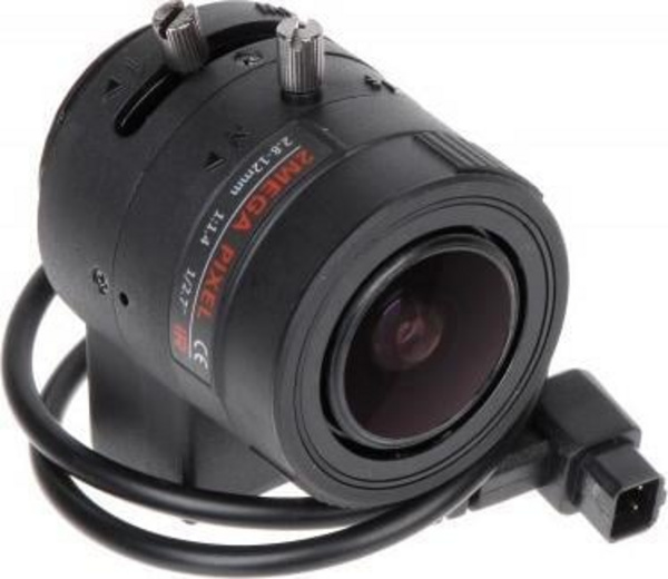 Објектив за сигурносни камери 2.8-12mm Auto Iris CS, F1.4, ИК, црн