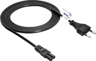 Kabllo rryme Akyga AK-RD-02C, 3m, Euro në C7, e zezë