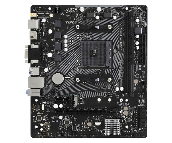 Pllakë amë Asrock A520M-HVS AMD A520