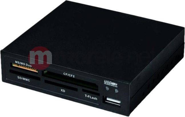 Lexues i brendshëm kartelash memorie Ibox ICKWHIR022, USB 2.0, multi slot, i zi