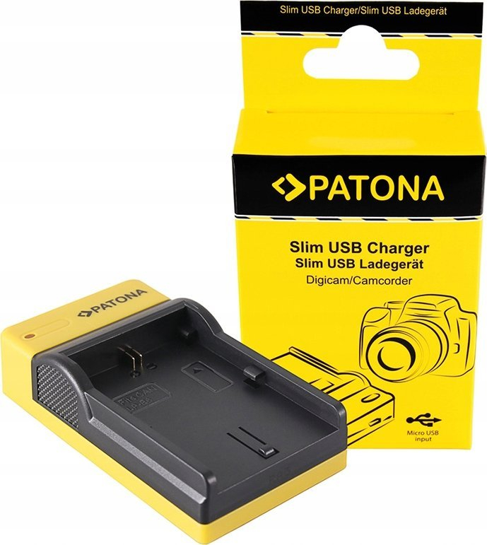 Karikues baterie PATONA Photo, për Sony NP F970, Slim, me USB