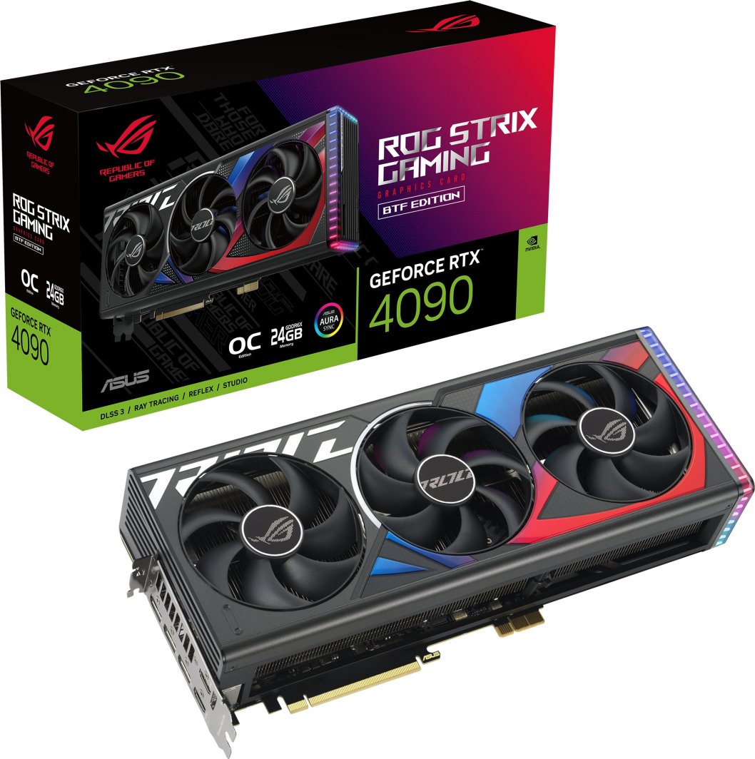 Kartelë grafike Asus ROG Strix GeForce RTX 4090 BTF OC 24GB GDDR6X