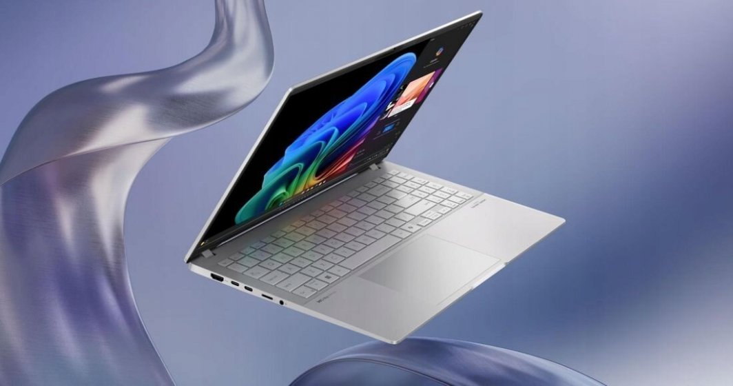 Laptop Asus Vivobook S 15 OLED S5507QA-MA049W, 15.6", Snapdragon X Elite X1E-78-10, 32GB RAM, 1TB SSD