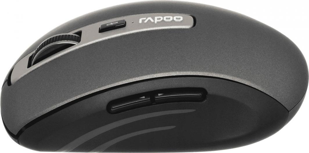 Maus wireless Rapoo MT350, Bluetooth RF, 1600 DPI, gri