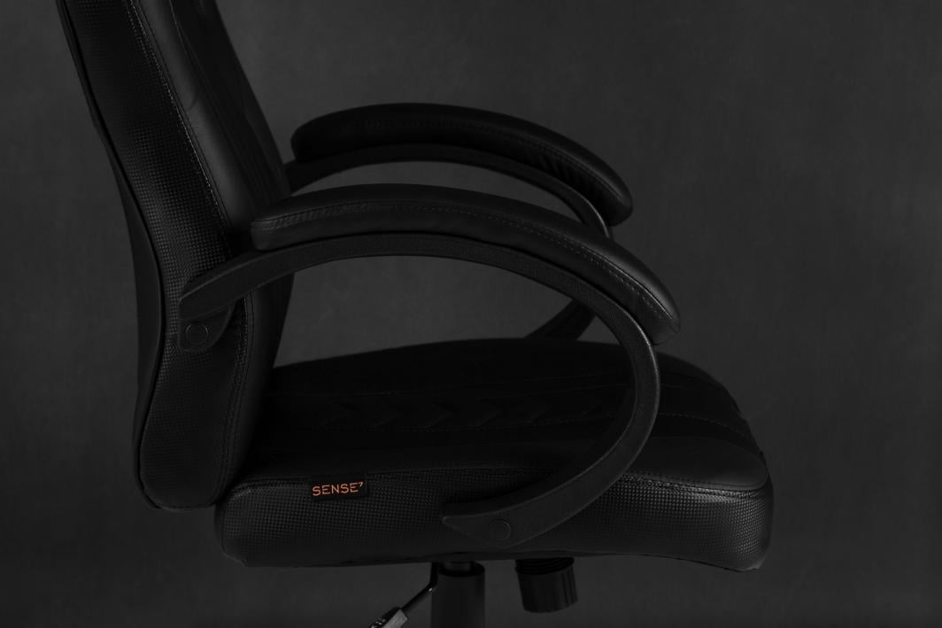 [OUTLET] Karrige SENSE7 Prism, lëkurë, e zezë