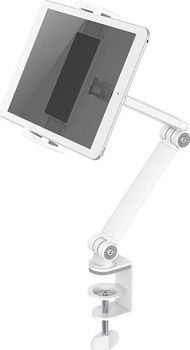 Mbajtëse tavoline për tablet Neomounts DS15-545WH1, 4.7"-12.9", lëvizje e plotë, e bardhë