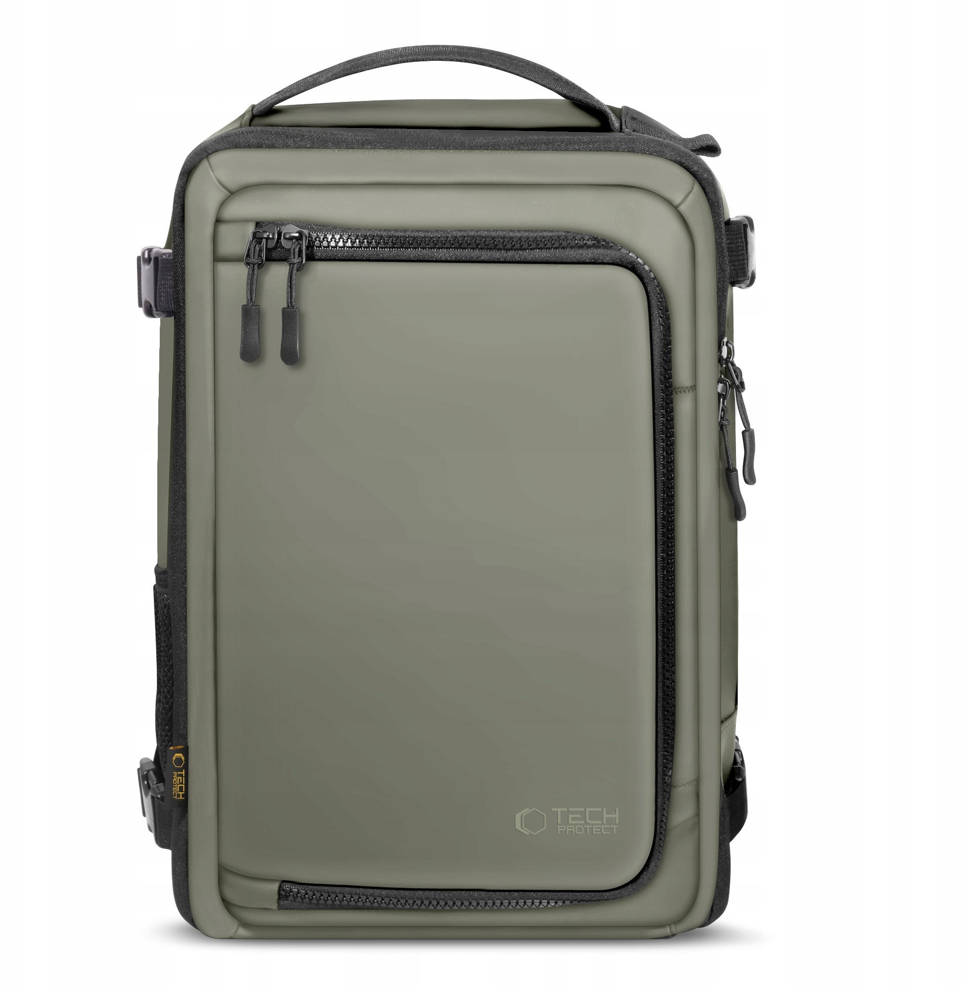 Çantë shpine Tech-Protect Defender S50, 20L, për laptop 15.6", e gjelbër ulliri